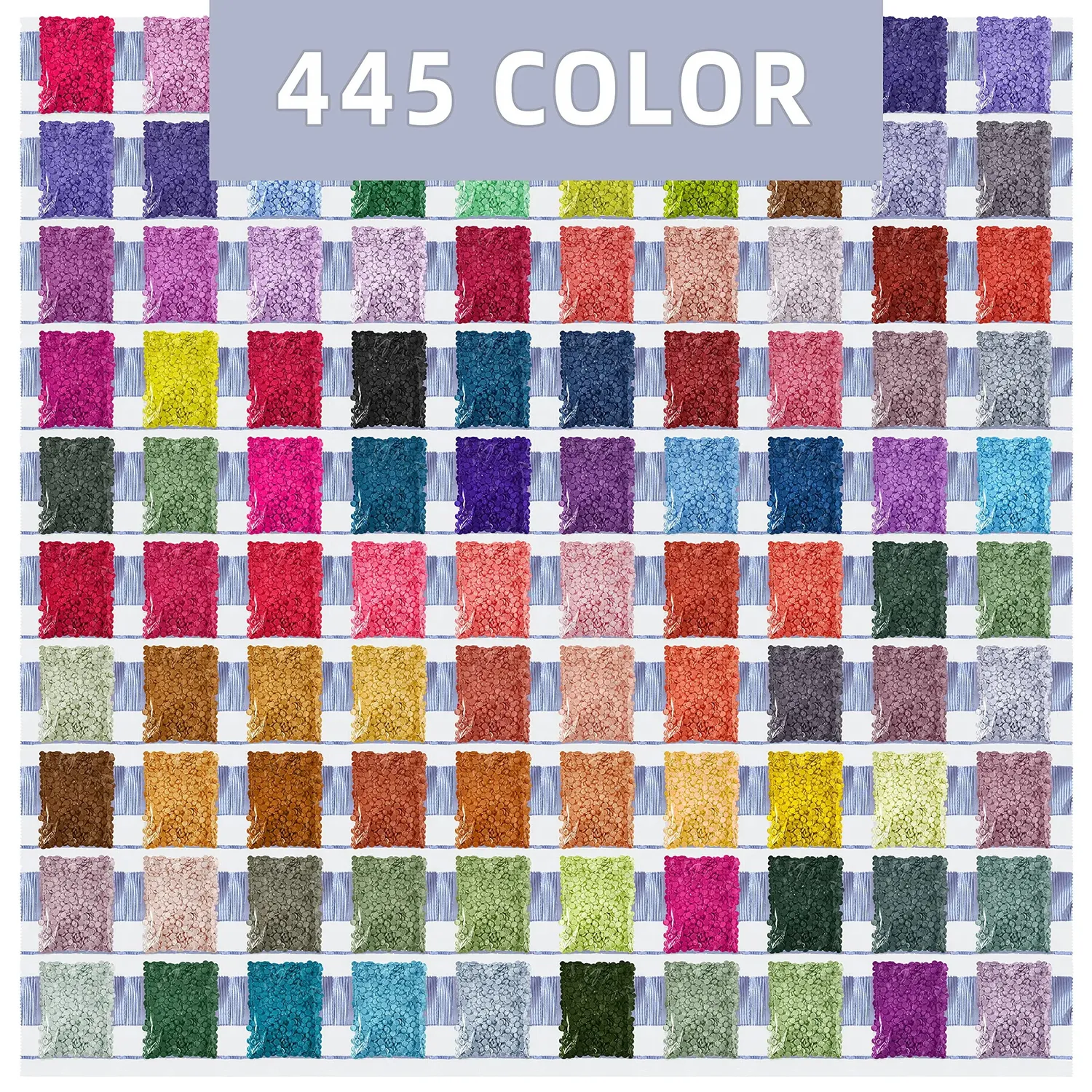 ARTDOT diamond painting steentjes rond 445 kleuren 1000 stuks per zakje