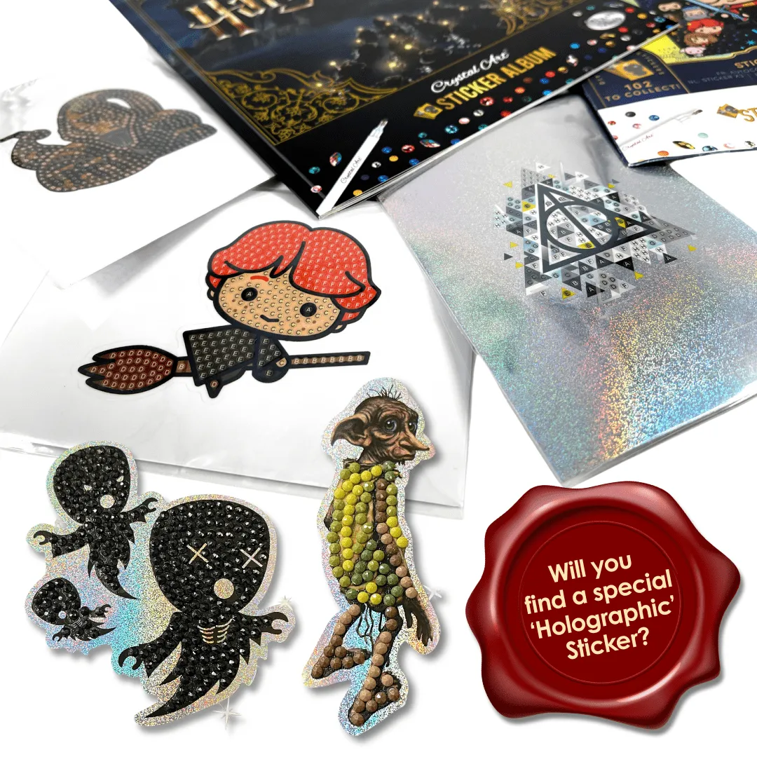 Craft Buddy Crystal Art Harry Potter Sticker Album Starter Pack