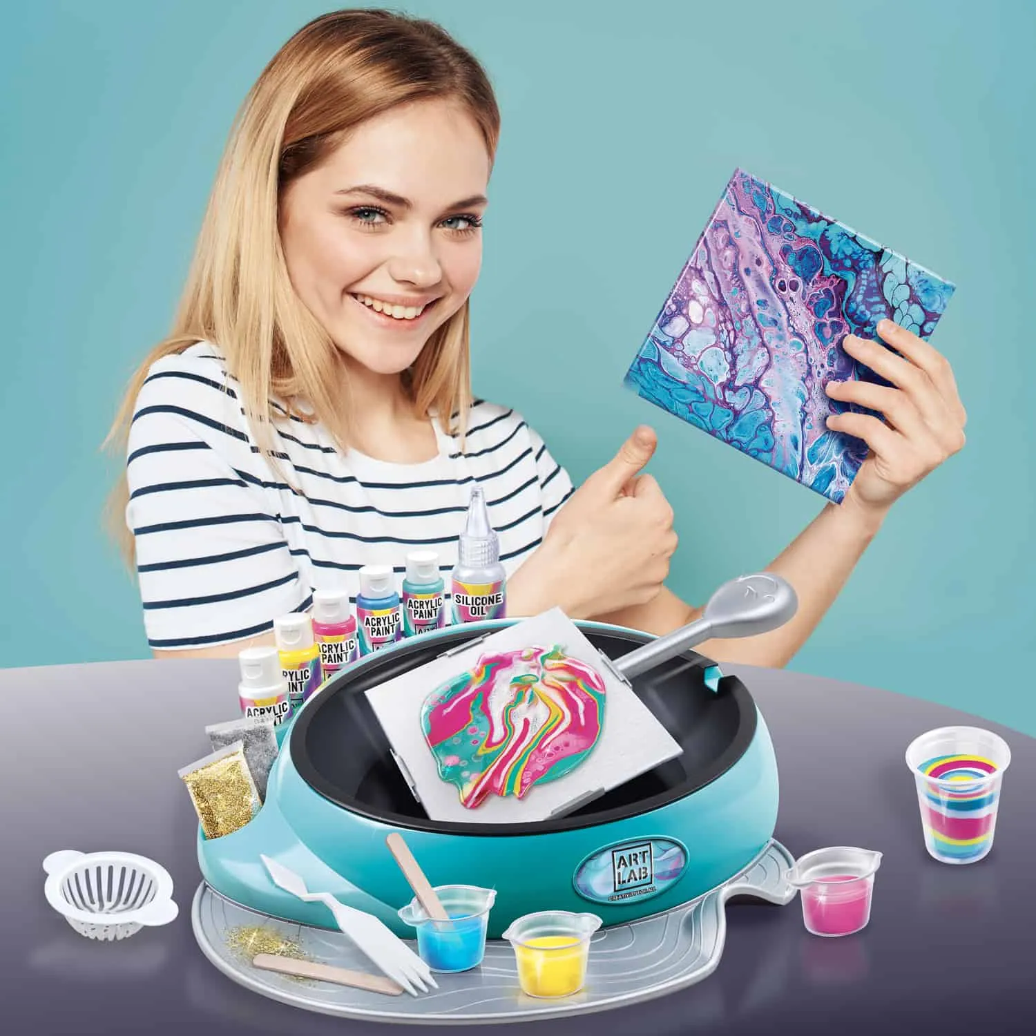 Canal Toys Art Lab Pouring Art Studio knutselset gietverf