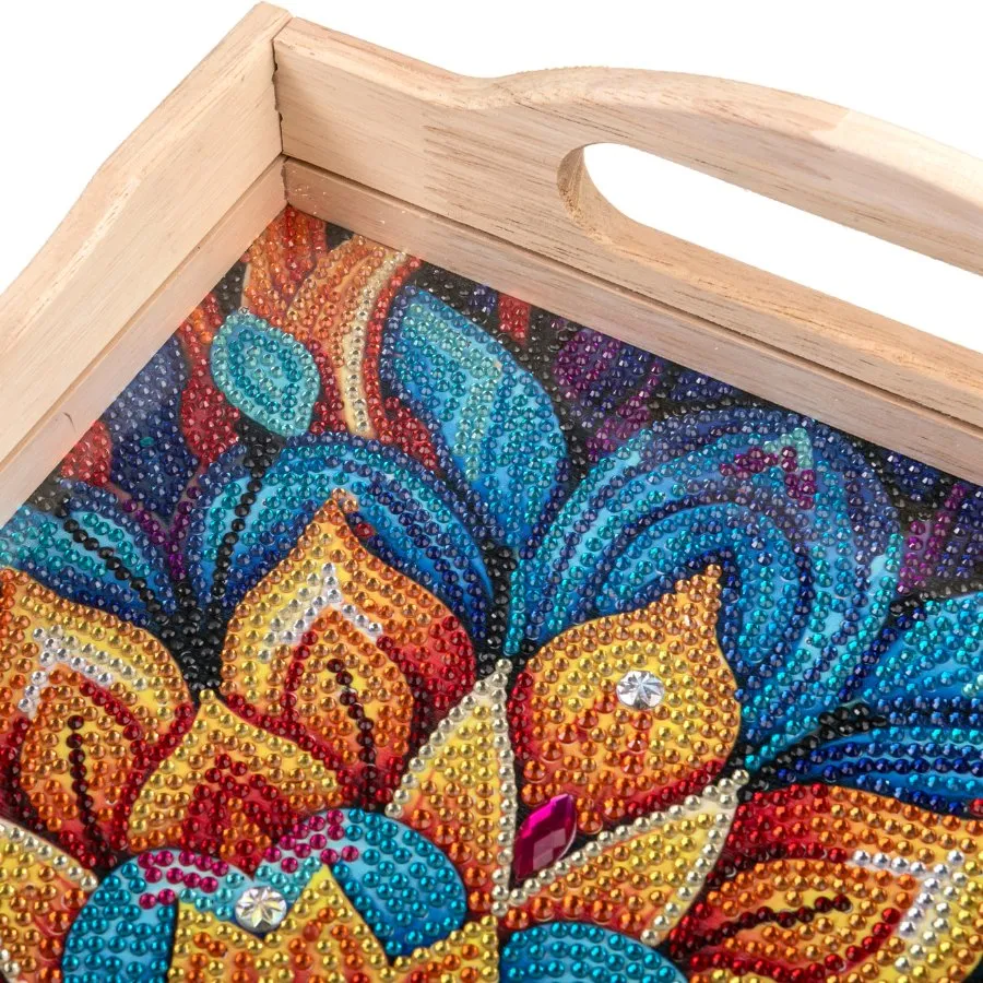 Craft Buddy Crystal Art Mandala dienblad 35x25 cm MDF