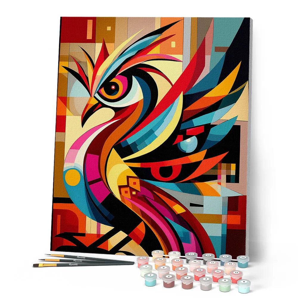 Figured'Art Gedurfd Abstract Vogel schilderen op nummer 40x50 cm