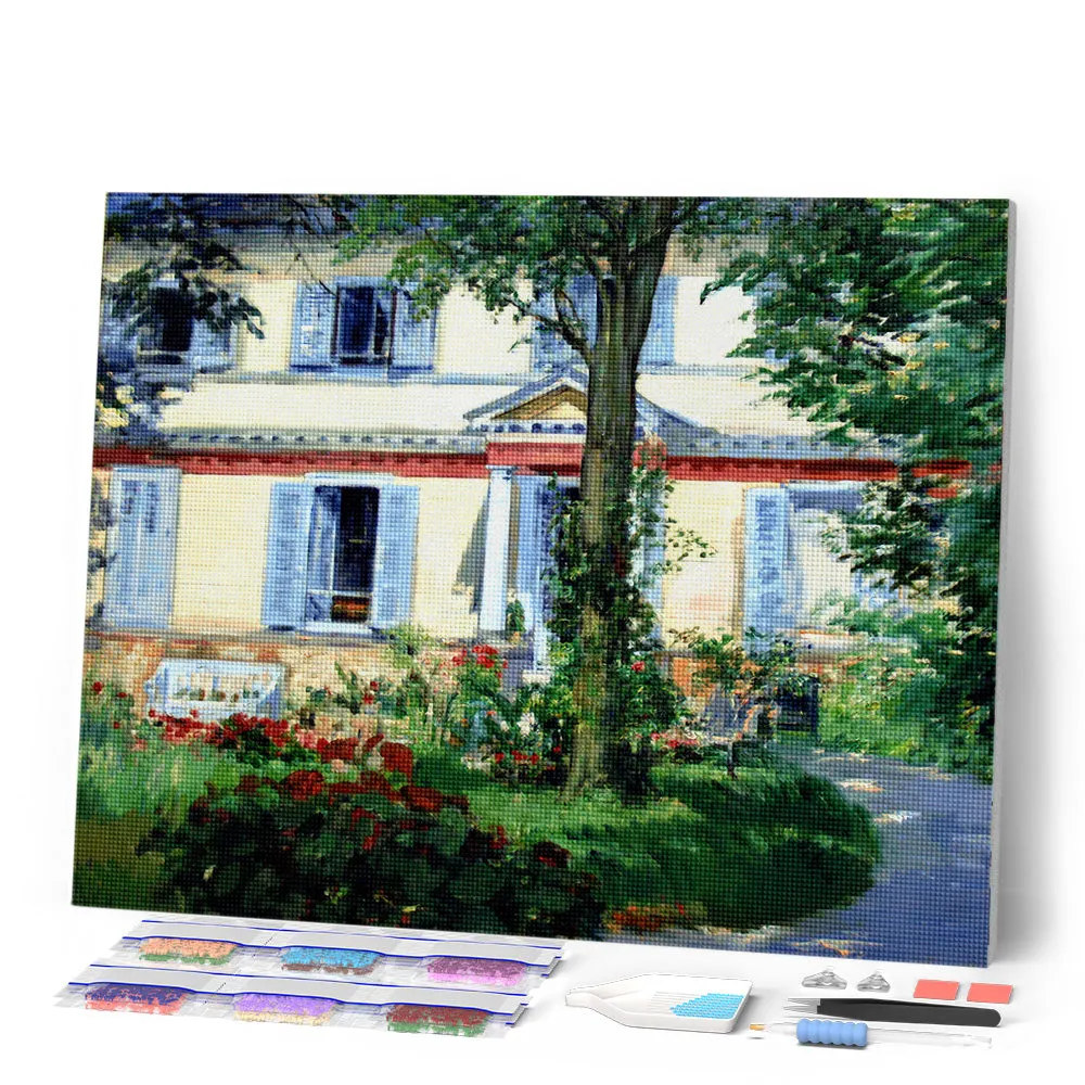 Figured'Art Huis in Rueil Manet diamond painting 40x50 cm full drill
