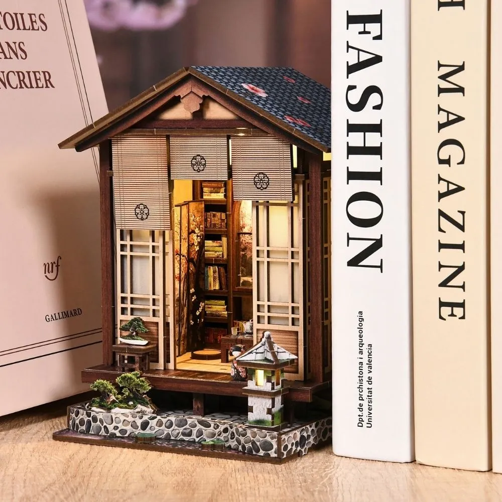 Figured'Art Het Zen-Tuinhuis miniatuurhuisje 3D puzzel 152 stukjes