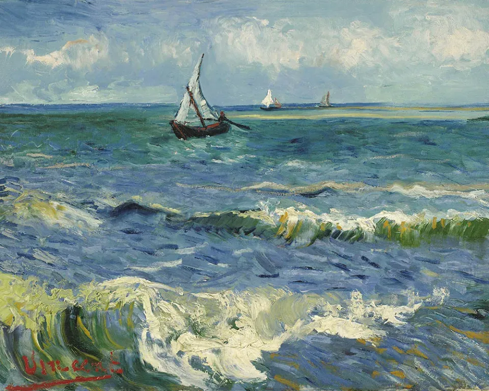 Figured'Art Van Gogh Il Mare diamond painting 40x50 cm vierkant