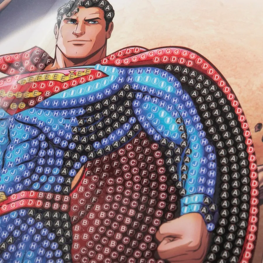 Craft Buddy Crystal Art Superman wenskaart diamond painting