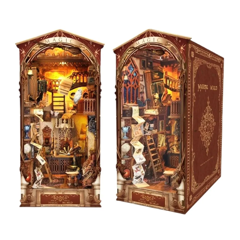Figured'Art Magische Wereld book nook met licht 298 stukjes
