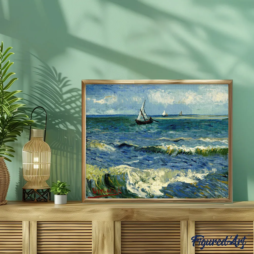 Figured'Art Van Gogh Il Mare diamond painting 40x50 cm vierkant