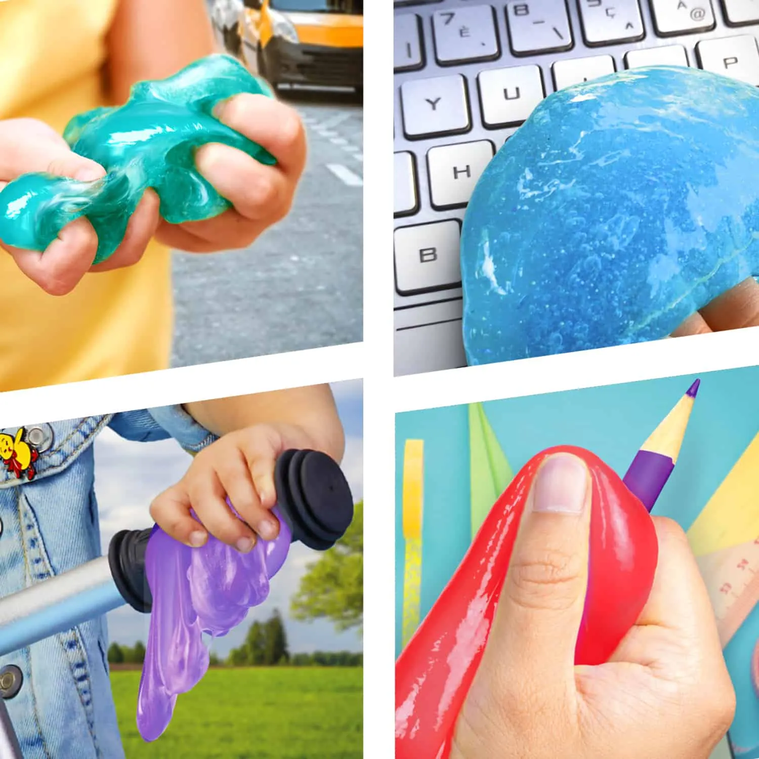 Canal Toys Antibacterial Slime 4 potjes slijm assorti