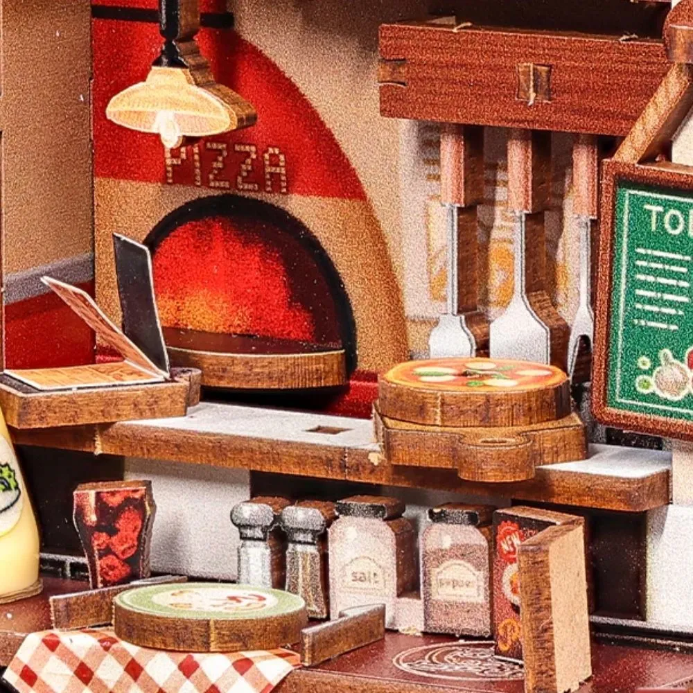 Figured'Art Nonkel Joes Pizzeria miniatuurhuisje 236 delen