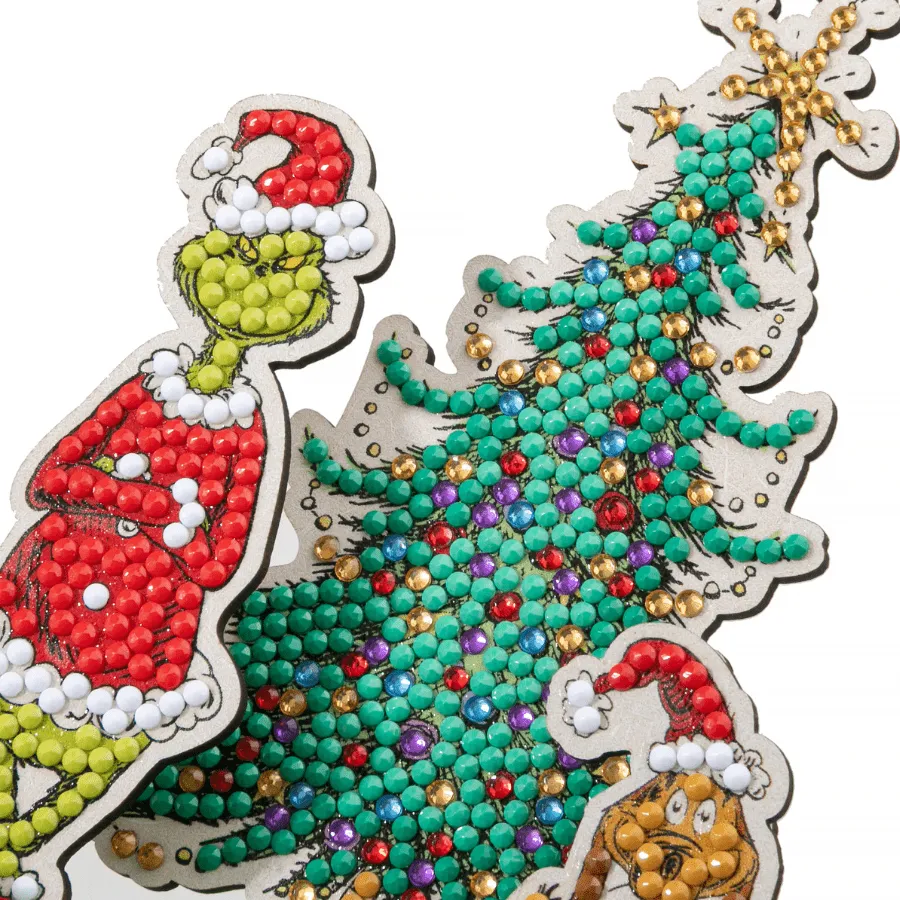 Craft Buddy Crystal Art Grinchmas Time 3D-scène 15x7x13,5 cm