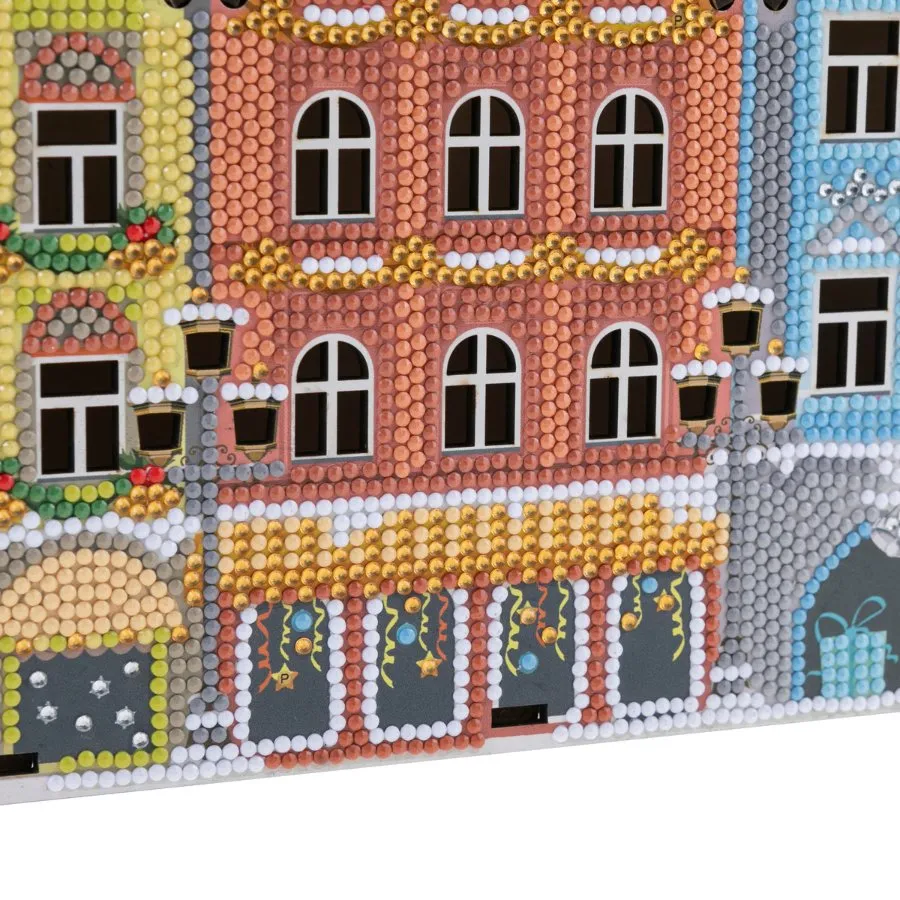 Craft Buddy Crystal Art Festive snoephouder knutselset 23x35cm