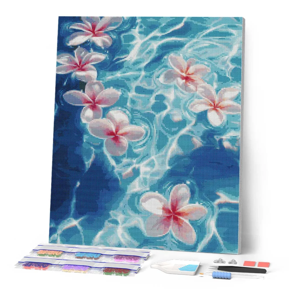 Figured'Art Paradijselijke eilanden diamond painting 40x50 cm full drill