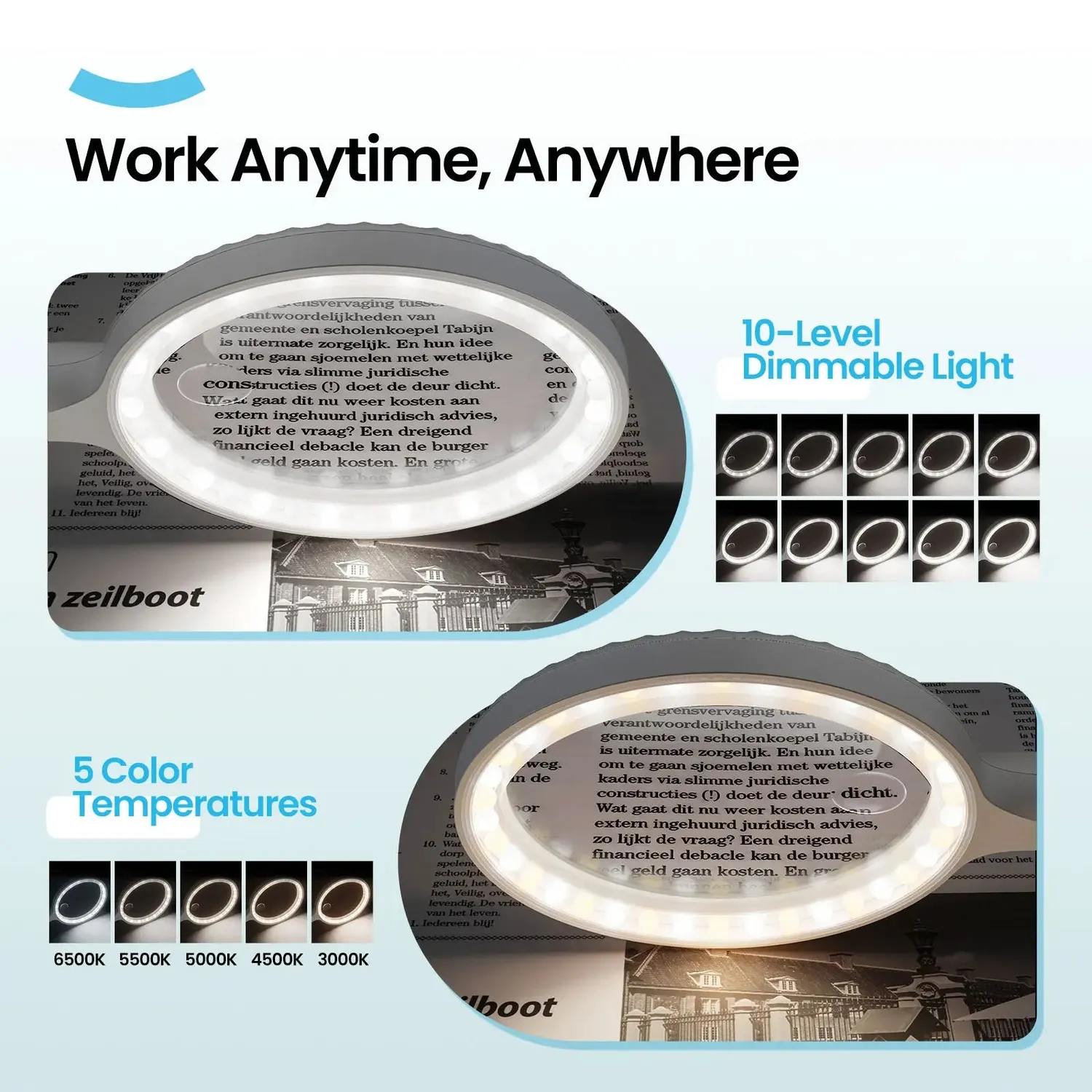 ARTDOT Loepelamp met Klem vergrootlamp diamond painting met licht