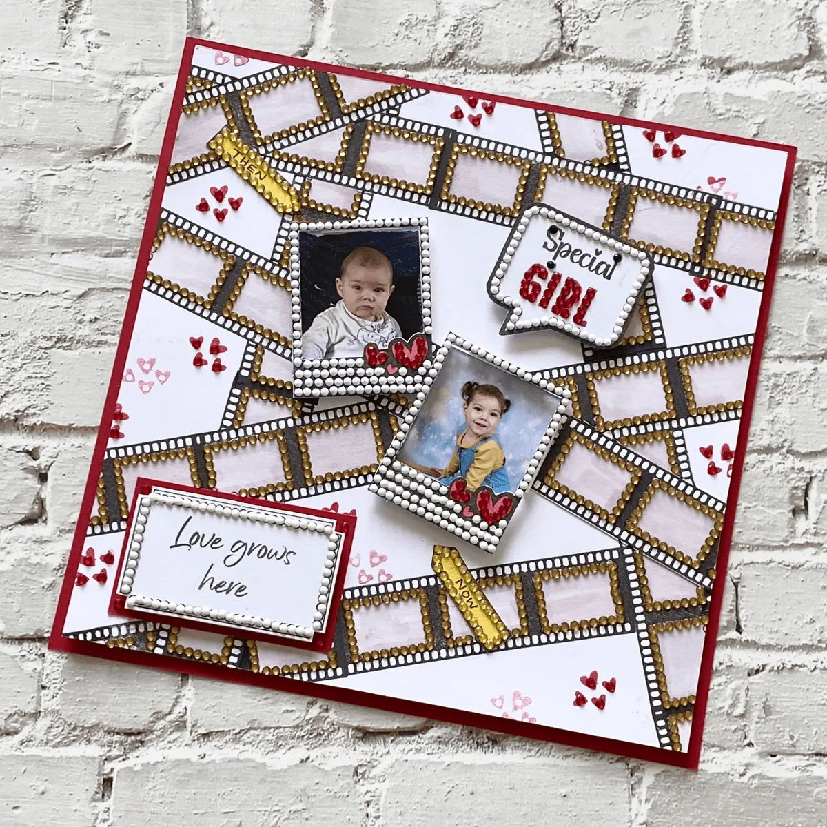 Craft Buddy Crystal Art Capture & Moment stempelset A6 scrapbook
