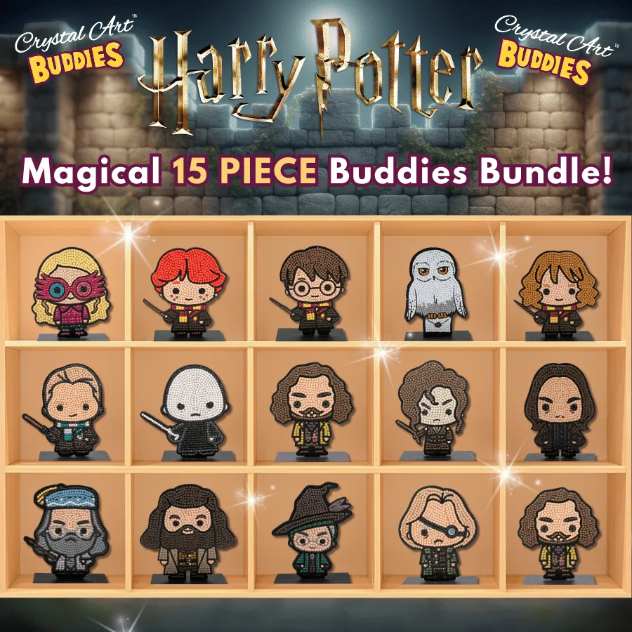 Craft Buddy Harry Potter Buddies diamond painting set 15 stuks