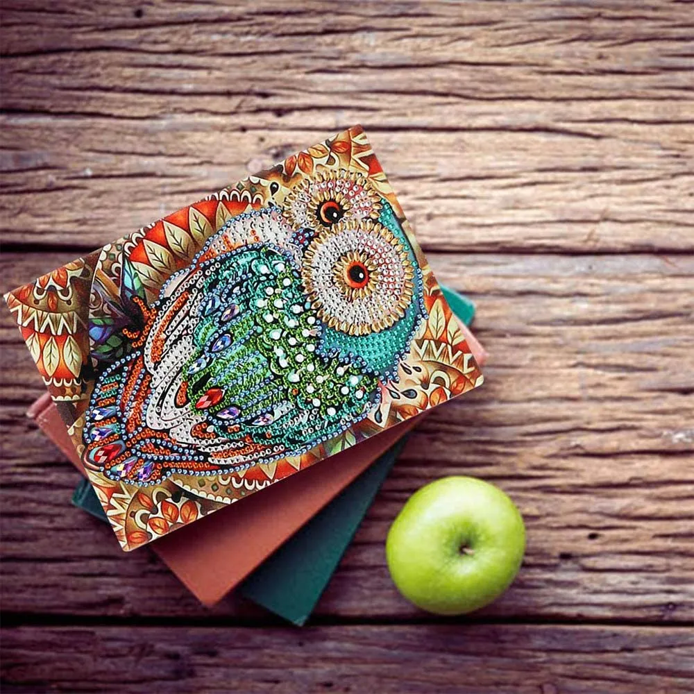 Figured'Art De Uil diamond painting boek A5 strass 50 pagina's