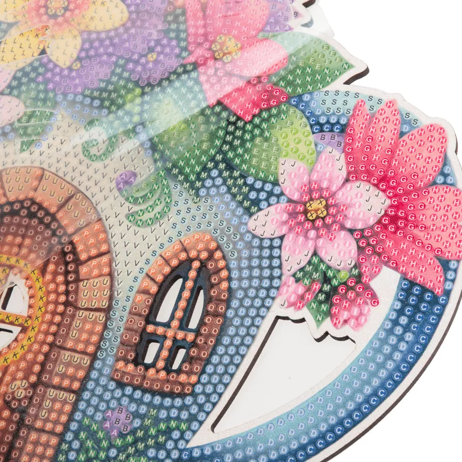 Craft Buddy Crystal Art Flower Teapot diamond painting 24 cm