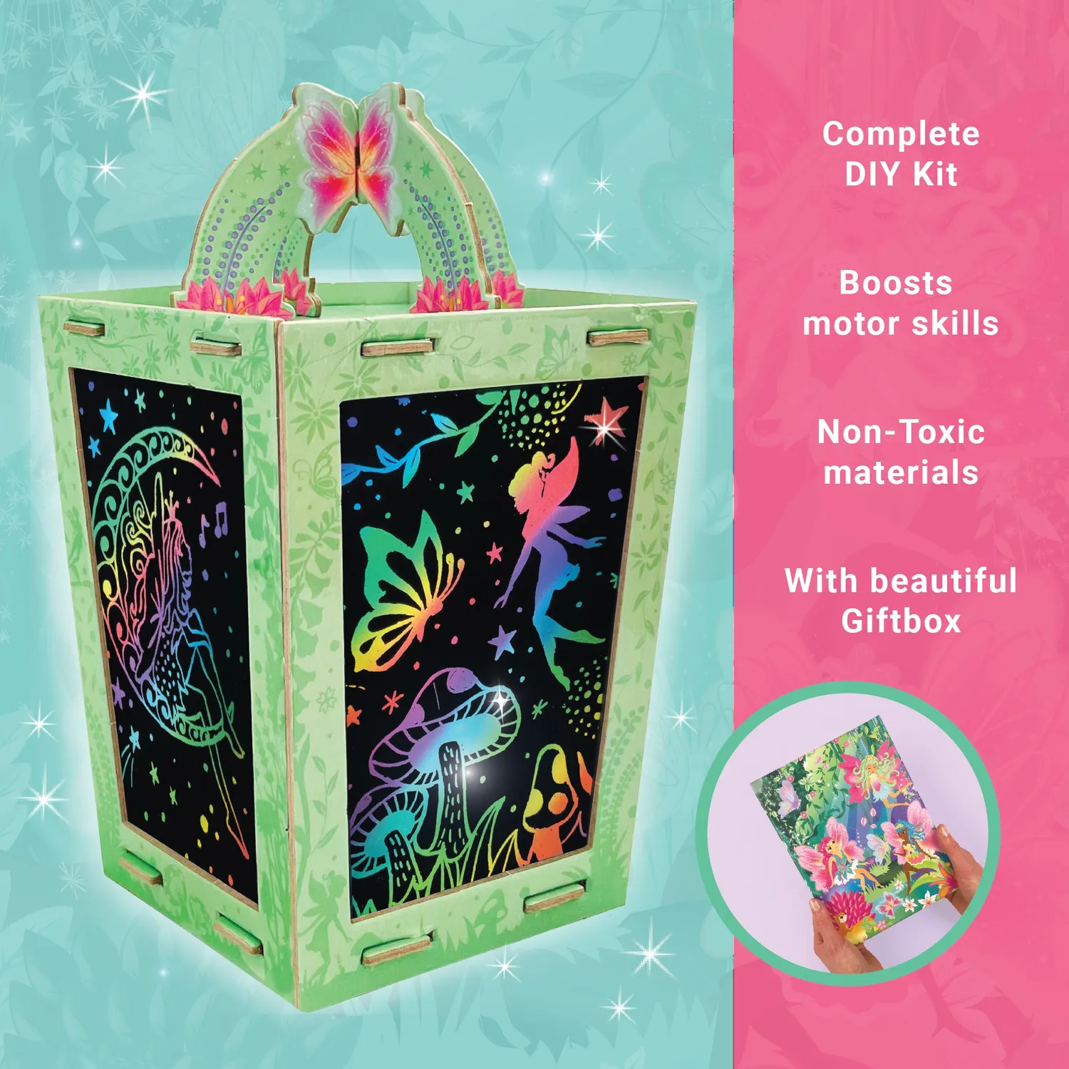 Box Candiy Twilight Fairy Lantern kras-set lantaarn LED