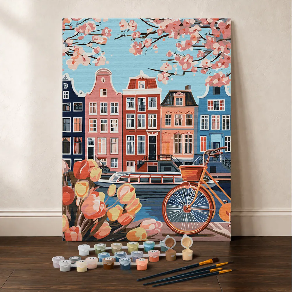 Figured'Art Lente in Amsterdam schilderen op nummers cadeauset