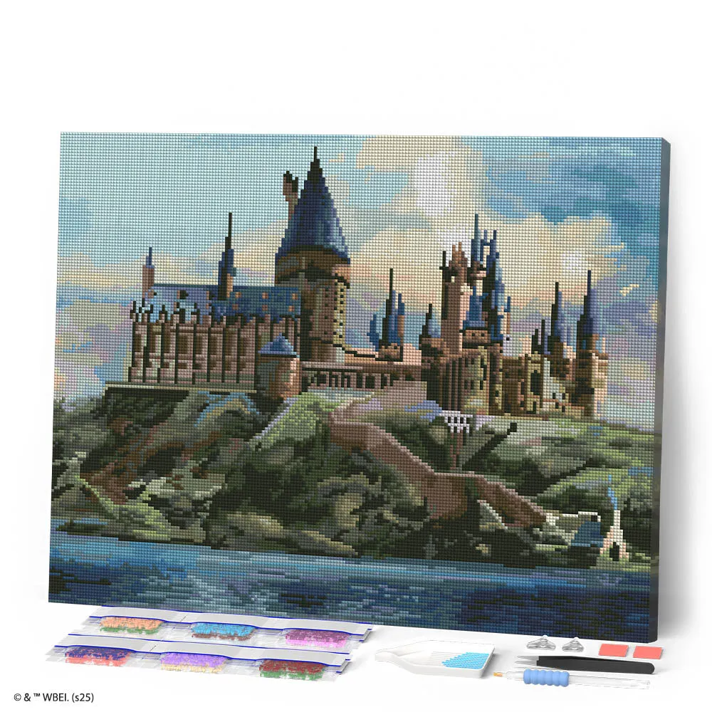 Figured'Art Hogwarts-kasteel Harry Potter diamond painting 40x50cm