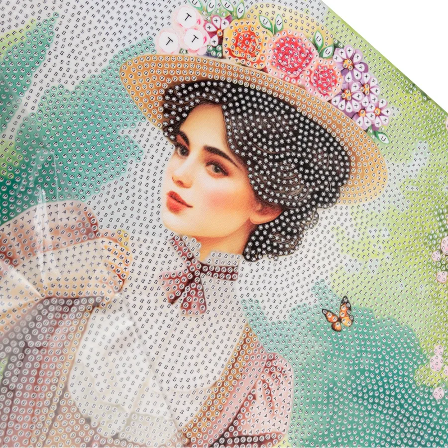 Craft Buddy Crystal Art Pretty Promenade diamond painting 40x50cm pastel