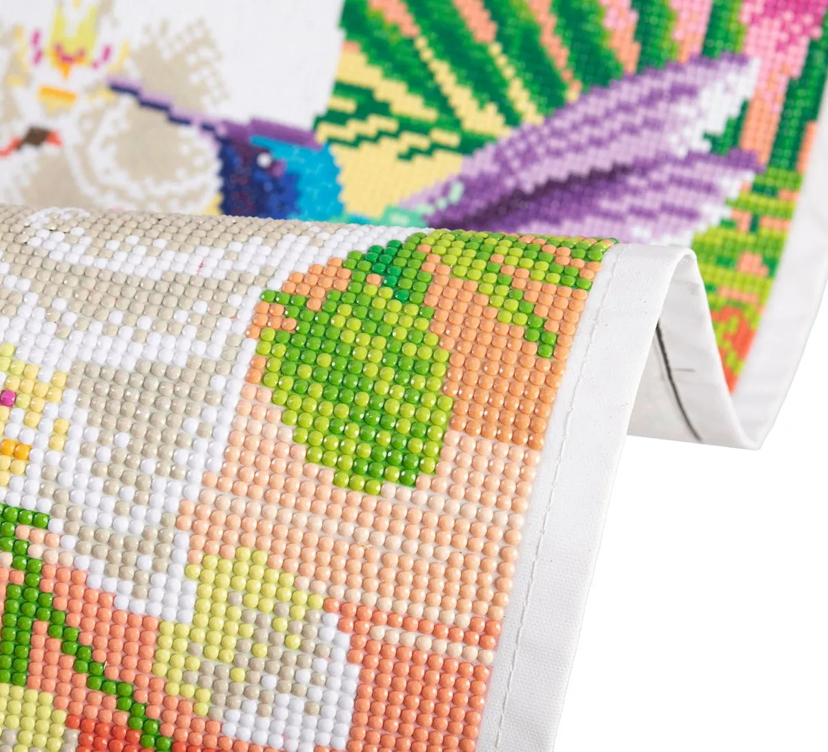 Craft Buddy Crystal Art Hummingbirds scroll 40x50 cm wandhanger