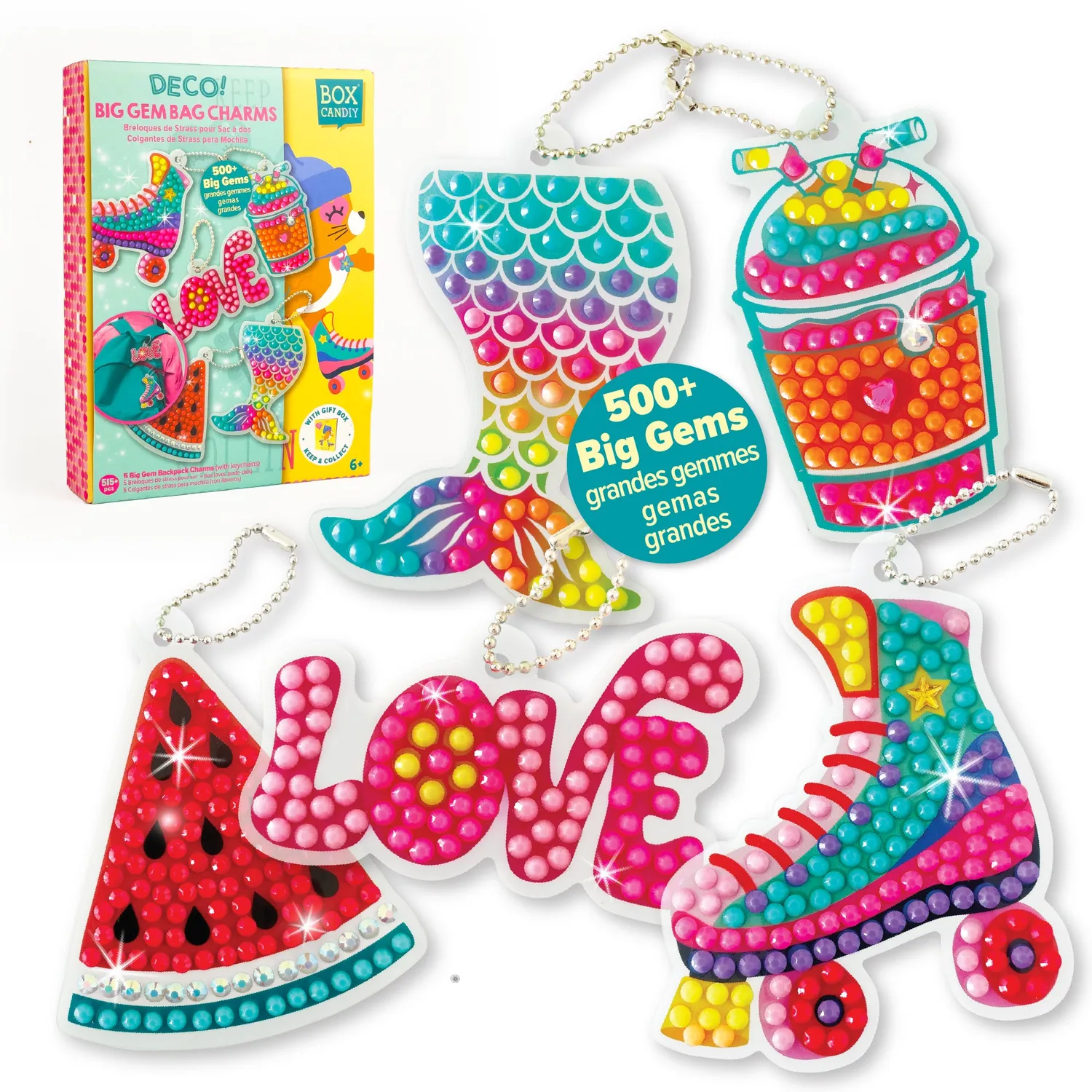 Box Candiy Totally Deco Big Gem Bag Charms knutselset 5 stuks