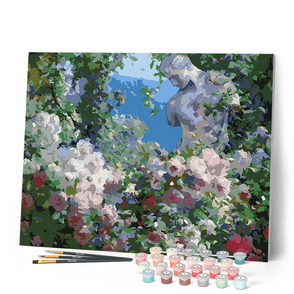 Figured'Art Psyche in the Garden schilderen op nummer 40x50 cm