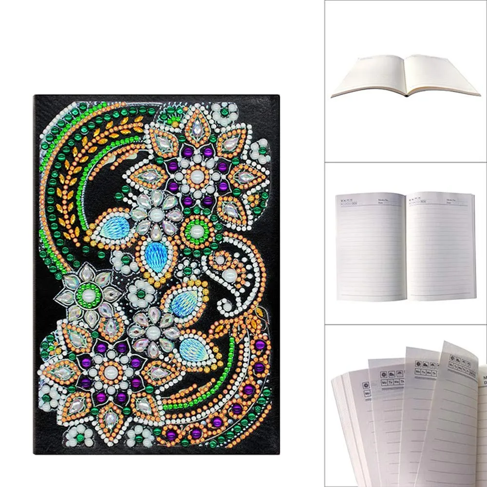 Figured'Art Boek met Bloemen diamond painting boek A5 50