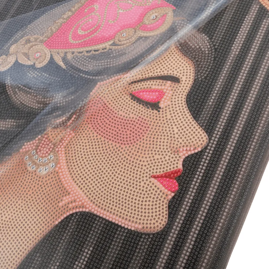 Craft Buddy Crystal Art Flapper Girl Rouge diamond painting 40x50cm