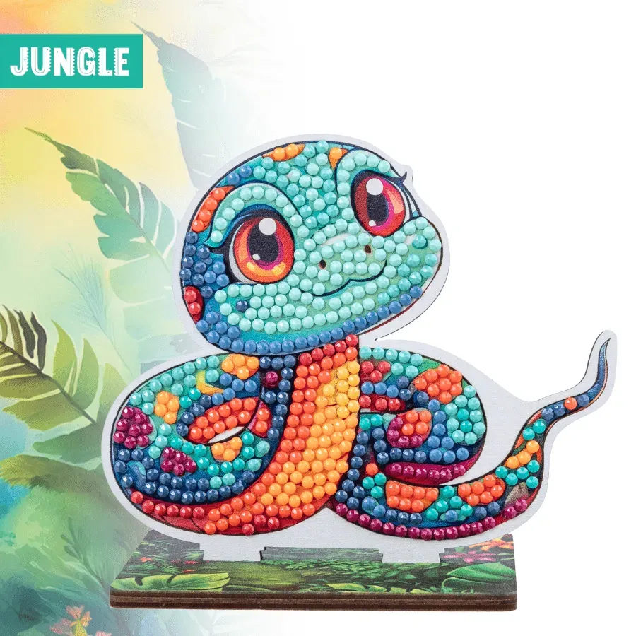 Craft Buddy Wildlife Buddies Snake diamond painting figuur 11 cm
