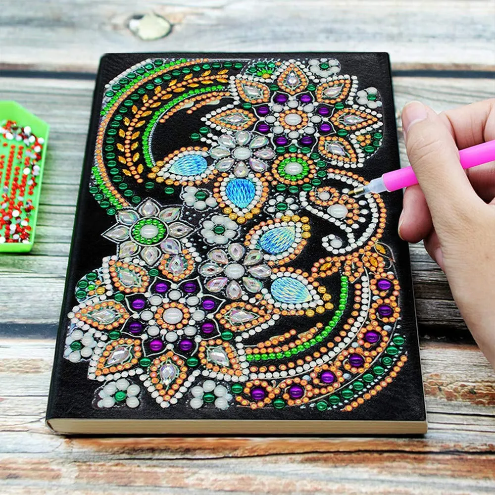 Figured'Art Boek met Bloemen diamond painting boek A5 50