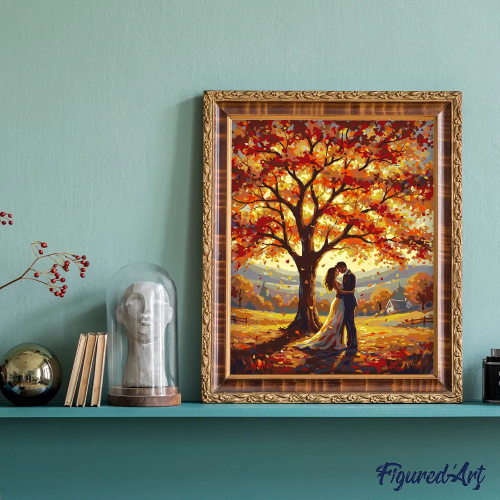 Figured'Art Gouden geloften schilderen op nummer 40x50cm acryl