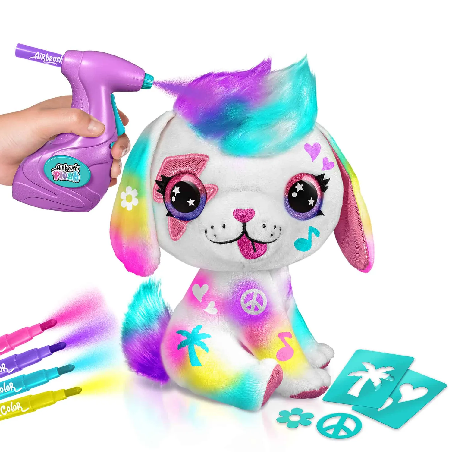 Canal Toys Airbrush Plush Puppy knuffelset pluche