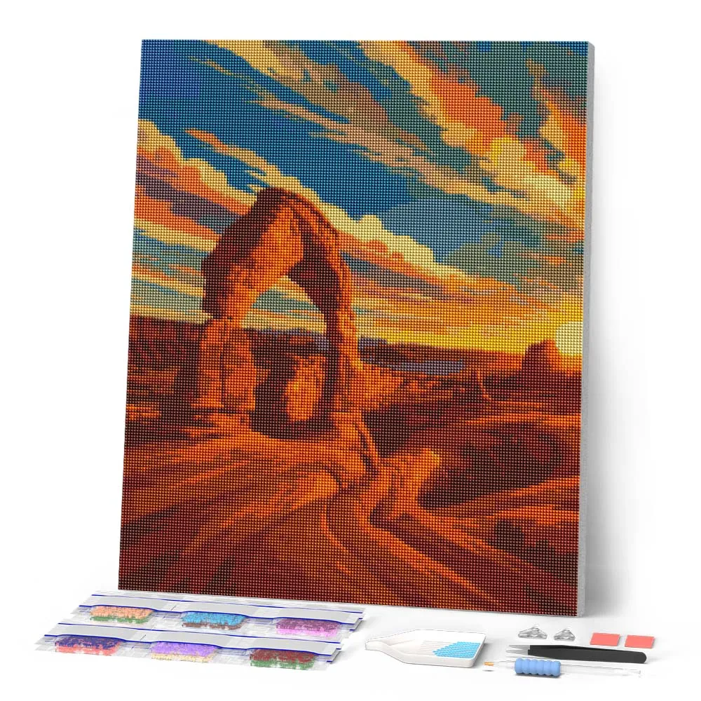 Figured'Art Arches National Park diamond painting 40x50cm Utah