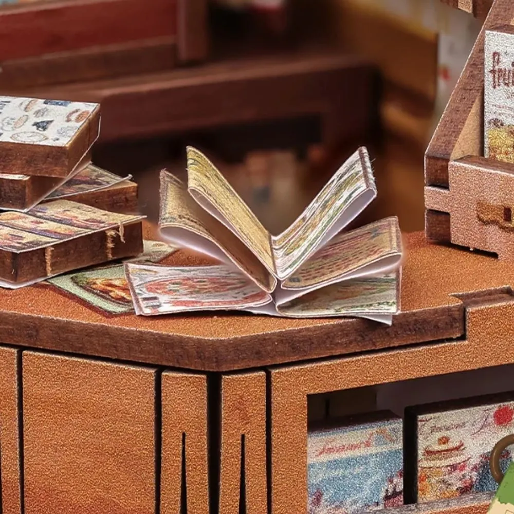 Figured'Art Kookboekenwinkel book nook miniatuur 156-delig