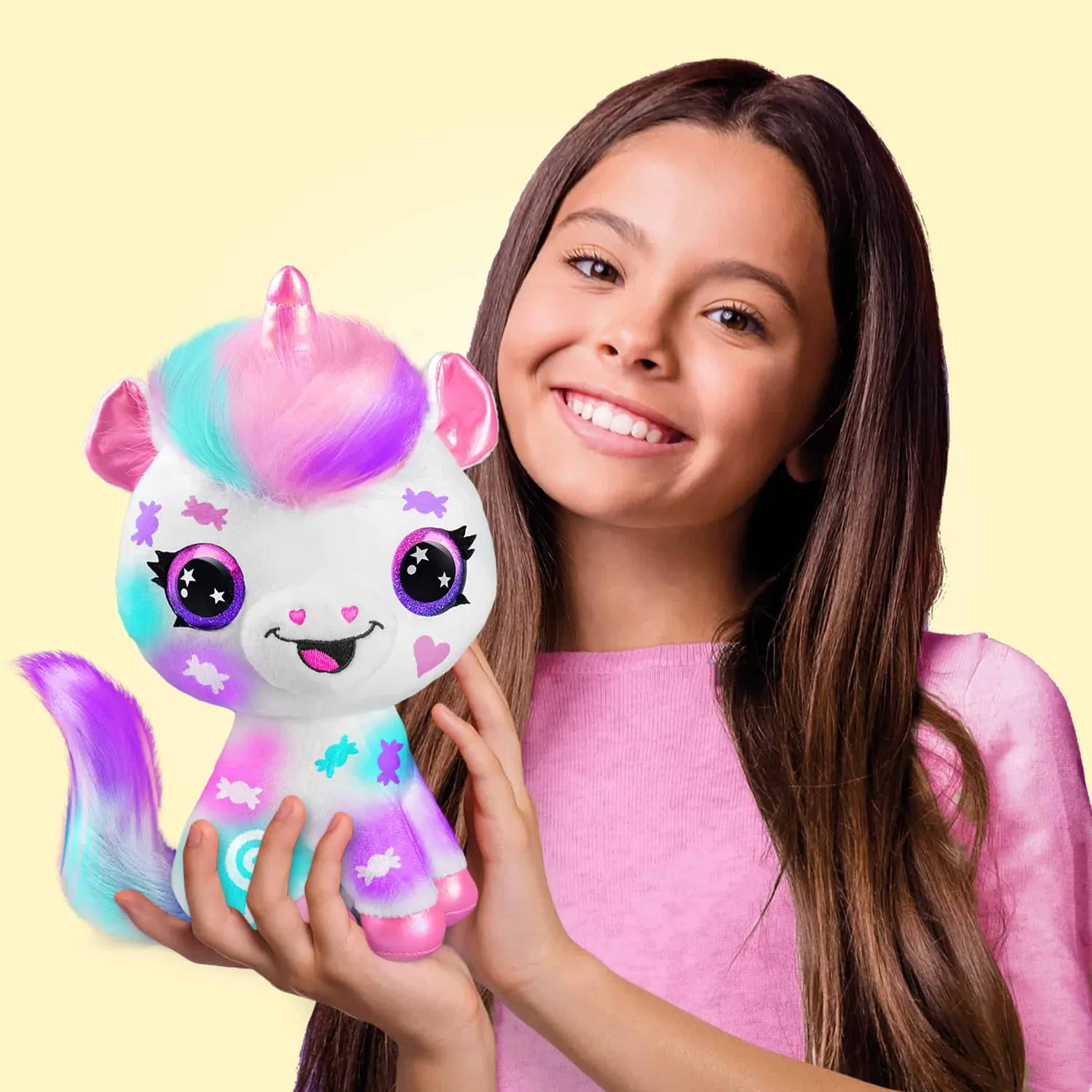 Canal Toys Airbrush Plush Sweet Unicorn knuffel versierset