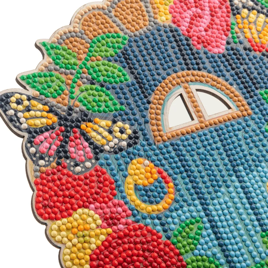 Craft Buddy Crystal Art Fairy Doors houten decoratie 2 stuks