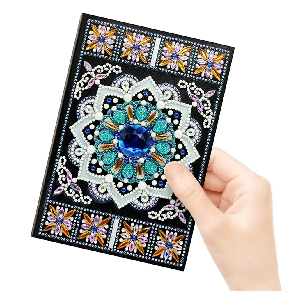 Figured'Art Blauwe Diamant diamond painting schrift A5 50 pagina's