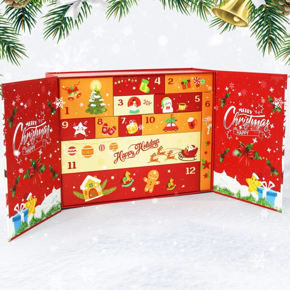 Figured'Art Adventskalender 2025 diamond painting rood 12 dagen