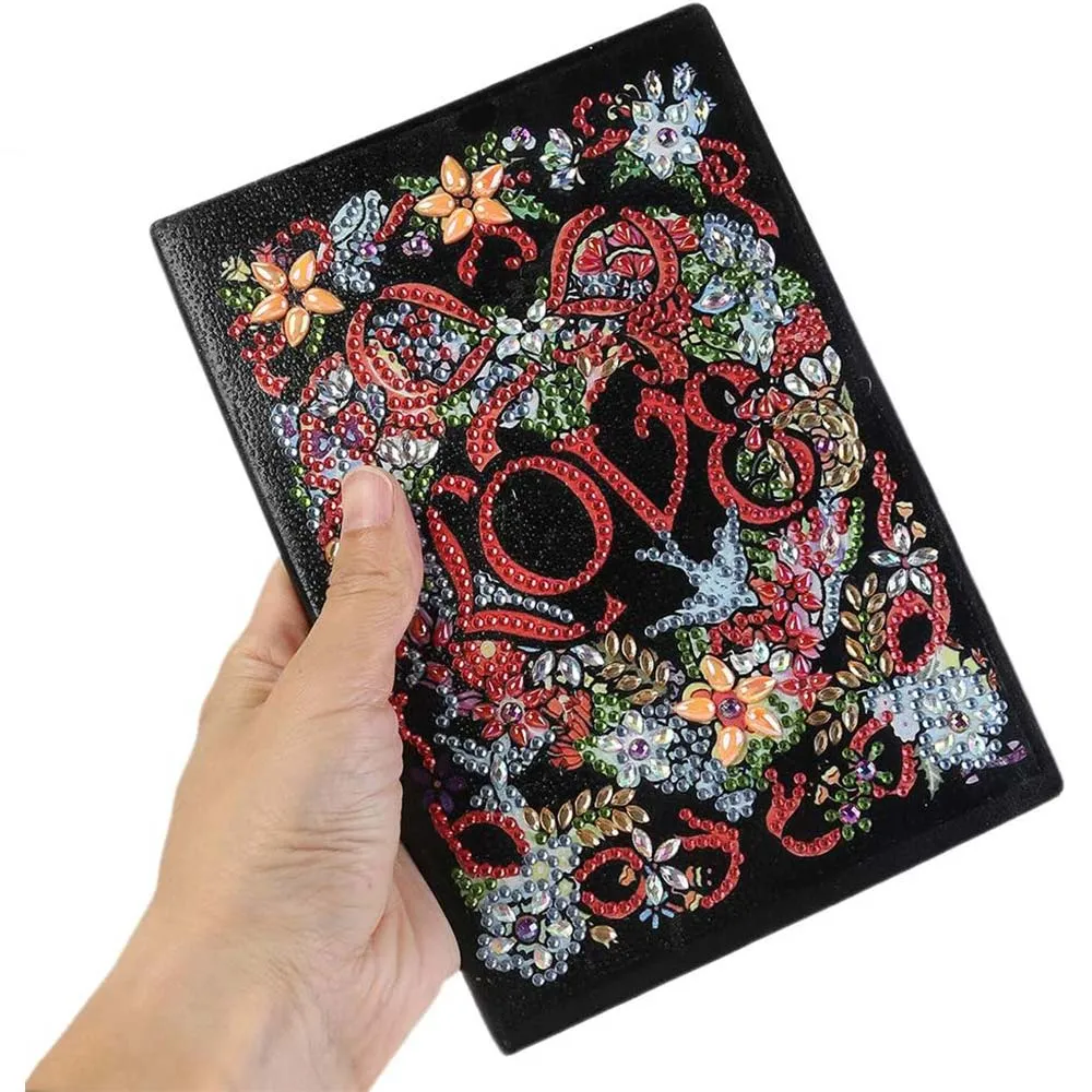 Figured'Art Liefde diamond painting boek A5 50 pagina's strass
