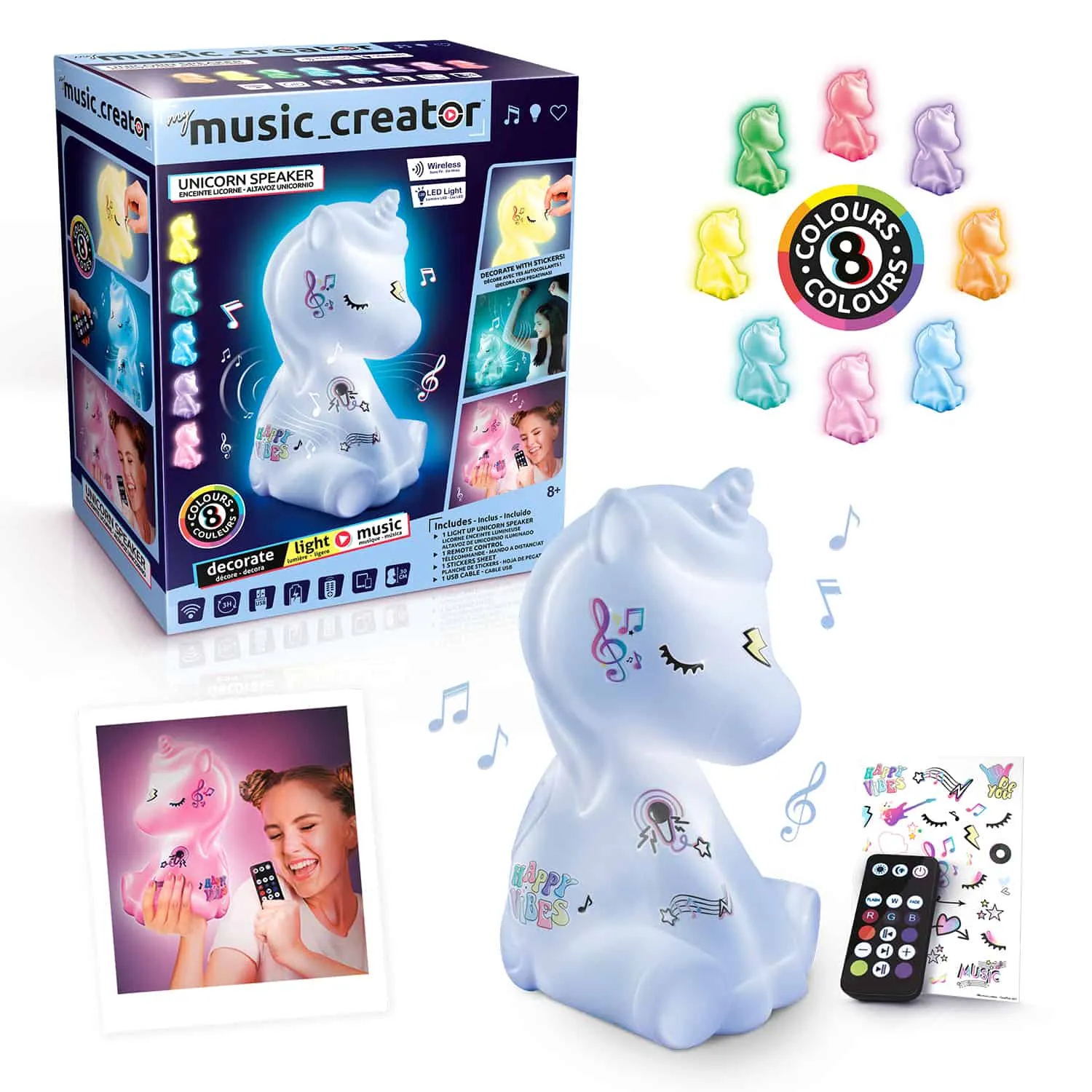 Canal Toys Studio Creator Unicorn Speaker Bluetooth Licht