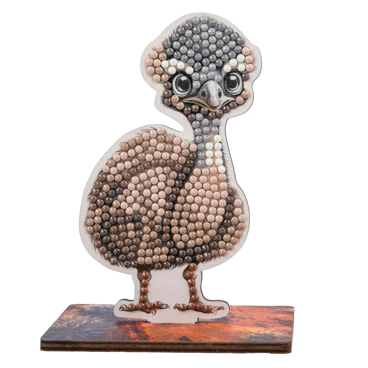 Craft Buddy Wildlife Buddies Emu diamond painting figuur