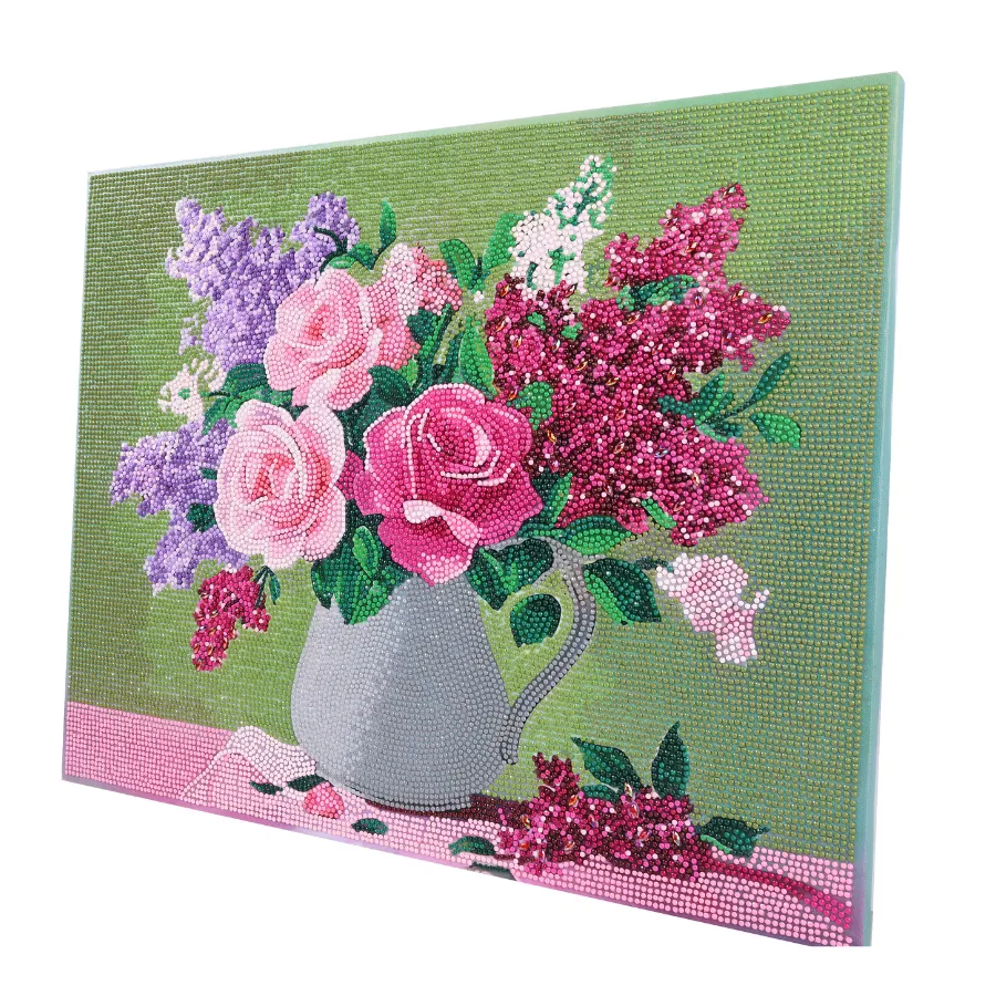 Craft Buddy Crystal Art Rose & Lilac Harmony diamond painting 50x40cm