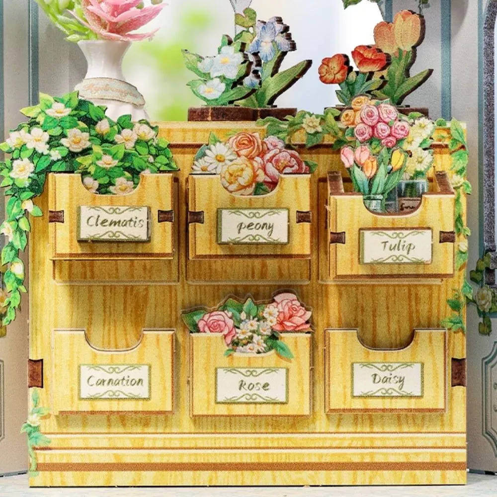 Figured'Art Windsor Bloemenhuis miniatuurhuisje bouwpakket