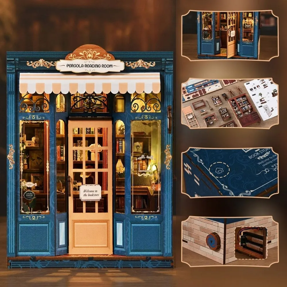 Figured'Art De Pergola-Leeszaal book nook 255-delig met LED