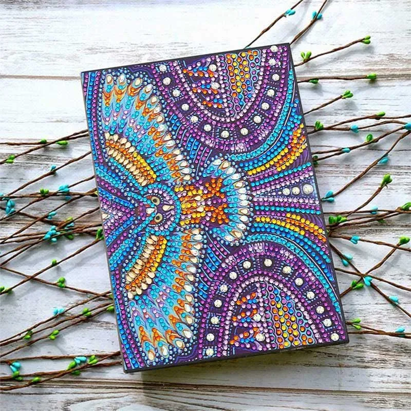 Figured'Art Uil boek diamond painting A5 50 pagina's