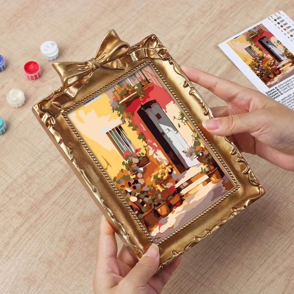 Figured'Art Terracotta Binnenplaats mini schilderen lijst