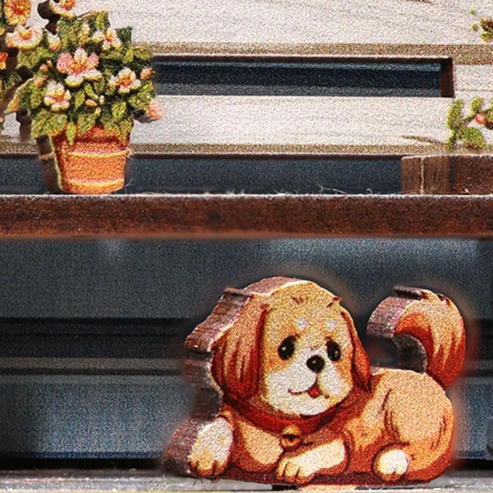 Figured'Art Zoete Marie Miniatuurhuisje 15x16x21cm met led
