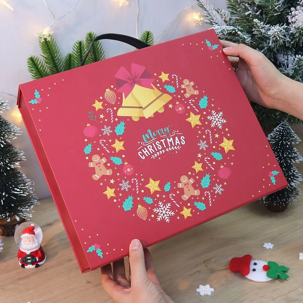 Figured'Art Adventskalender 2025 diamond painting rood 24 deurtjes